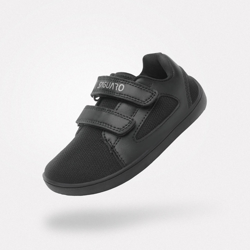 Saguaro Kid's Black Barefoot Shoes Luck II Size US Kids' 3.5